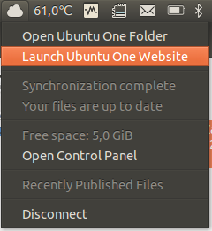 Indikator Ubuntu One