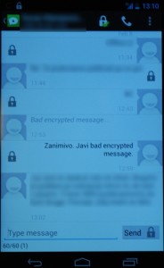 Bad encrypted message Bad encrypted message