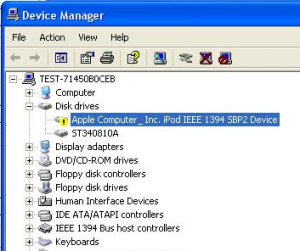 Linux računalnik se v operacijskem sistemu Windows predstavi kot iPod.