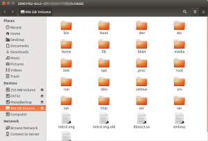 Odklenjen LUKS disk.