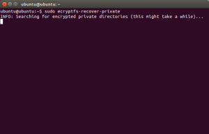 eCryptFS odklepanje.