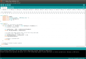 Programiranje v Arduino IDE.