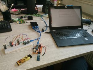 BlueSensor: dva senzorska sistema in RaspberryPi.